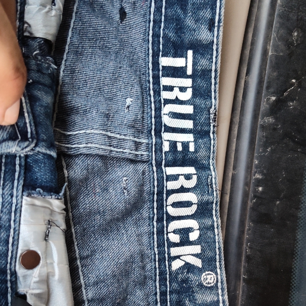TRUE ROCK Light Blue Distressed Jeans - Picture 2 of 9